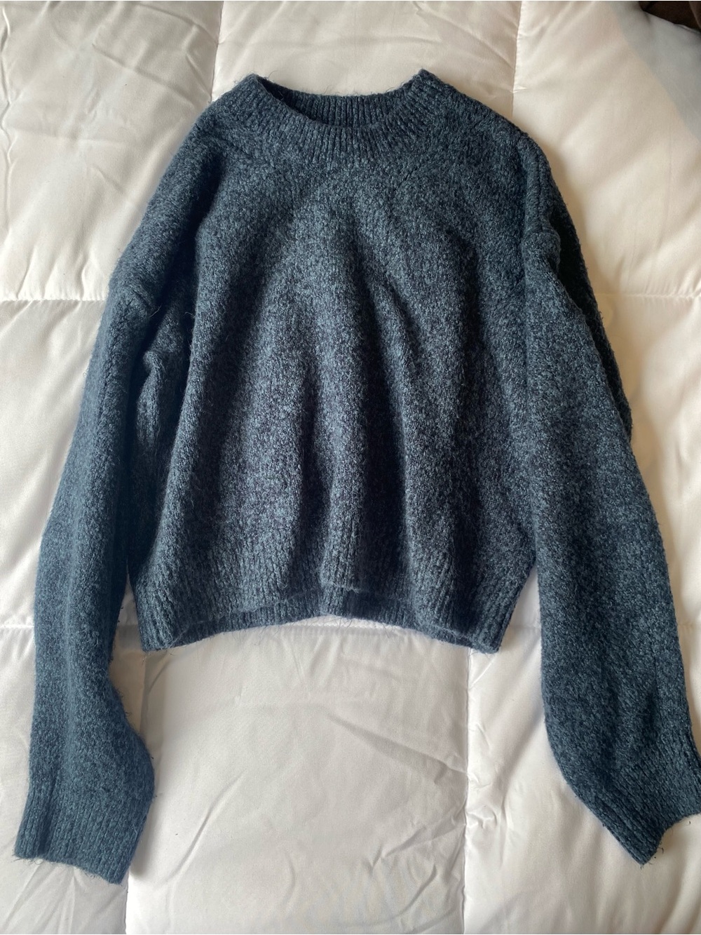 George Women's Dark Charcoal Crewneck Sweater
